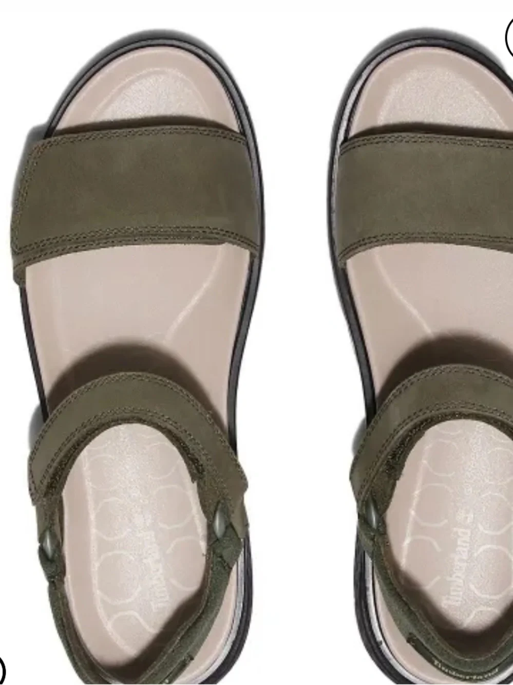 Timberland Women’s Green Nubuck Platform Sport Sandals – Size 8
